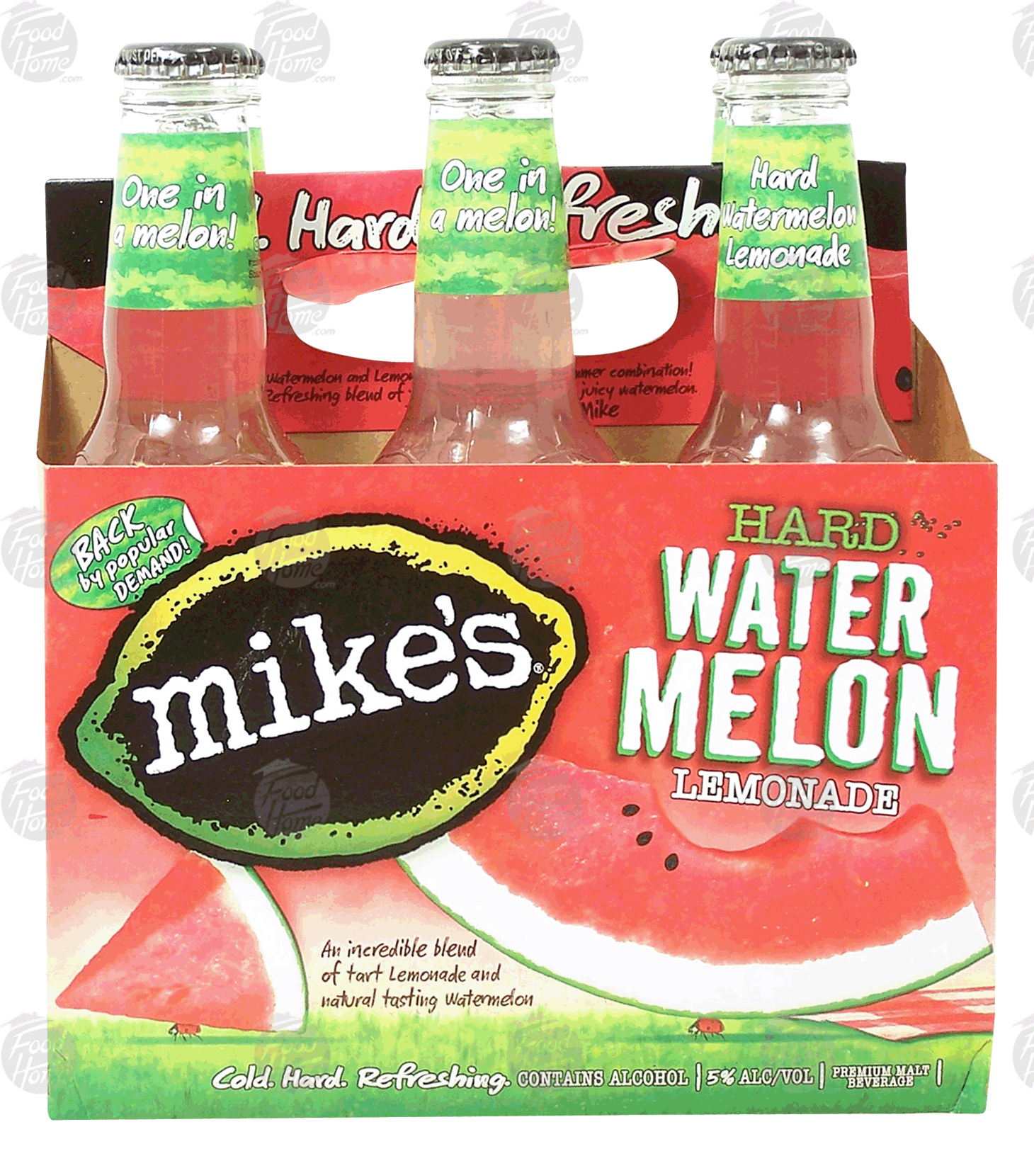 Mike's HARD watermelon lemonade malt beverage, 5% alc. by vol., 11.2-fl. oz. Full-Size Picture